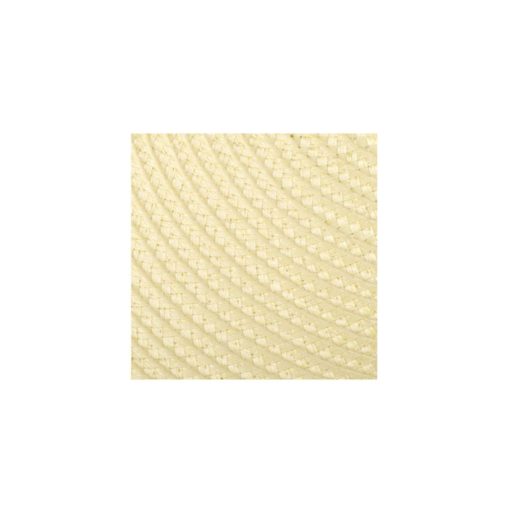 Mata dekoracyjna ROUND pastelowy żółty RAVI